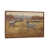 Toile avec cadre en bois brun classique est en rupture de stock