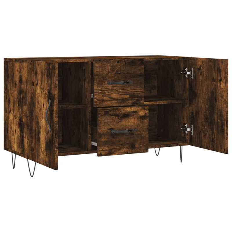 Marbut Sideboard 100x36x60 cm Engineered Wood, Smoked Oak