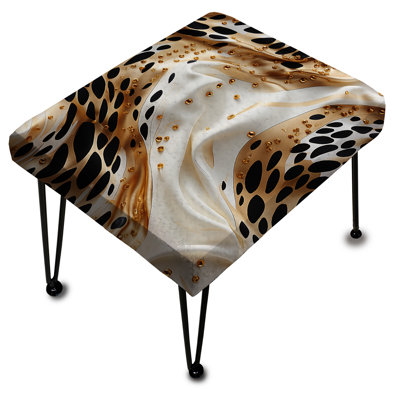 Motif de marbre noir et doré Glam Marble