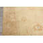 Tapis de transition en laine beige taupe de 2,41 m x 2,92 m, noué à la main