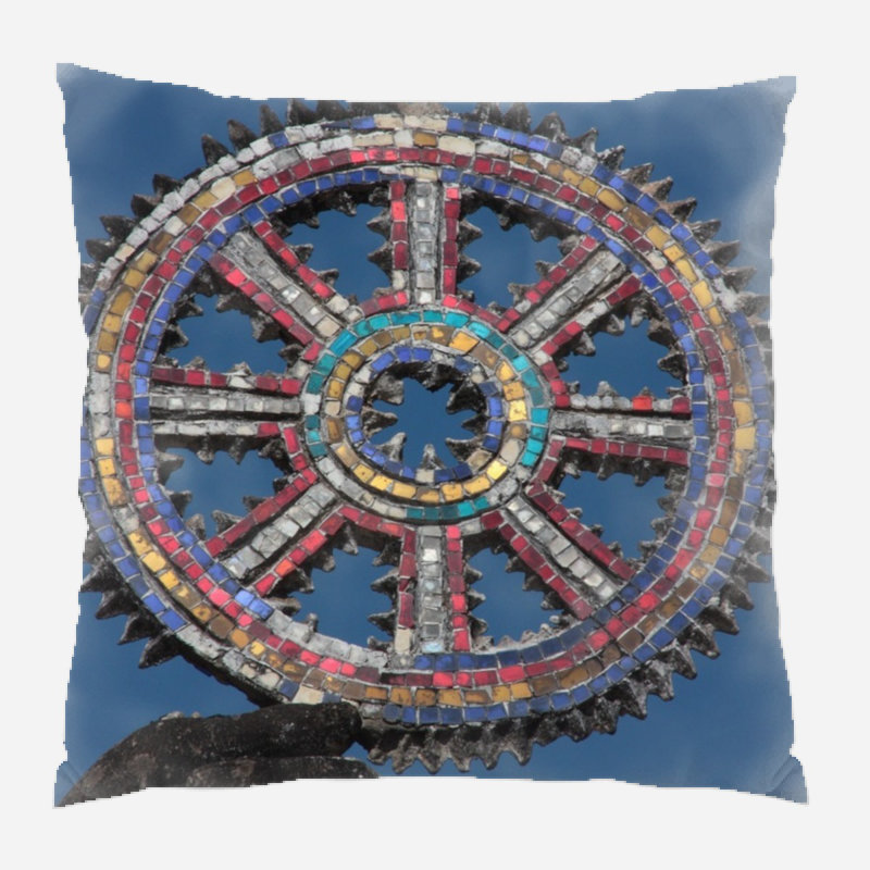 Microsuede Reversible Throw Pillow