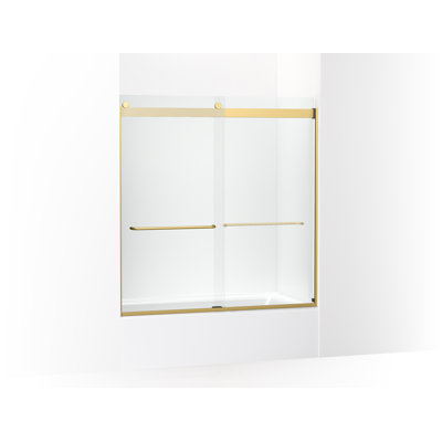 Levity 59.63" x 62" Bypass Bath Door with CleanCoat® Technology