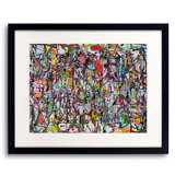 Pollock Wink 3 Print by Angel Estevez