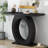 Sleek Design Egg-Shaped Base Console Table-1831895603