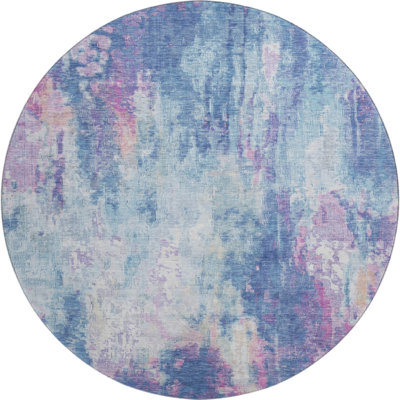 Premium Machine Washable Marasco AMF1640 Abstract Rug