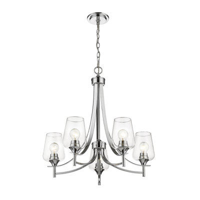 Ambresha 5 - Light Dimmable Classic / Traditional Chandelier