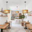 Luminaire suspendu cage en bois 1 lumière Farmhouse Boho