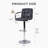 Industrial Swivel Bar Stools with Armrests, Ergonomic PU Leather Counter Stool for Kitchen Island & Home Bar-1323139154-1310231873