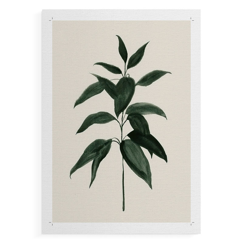 Doux verdure I - Impression sur toile seulement - NON-CADRE, H 12 po x l 8 po