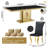 70.08”Faux Marble Top Pedestal Dining Table Set-1920918216-1920918217-1920918258