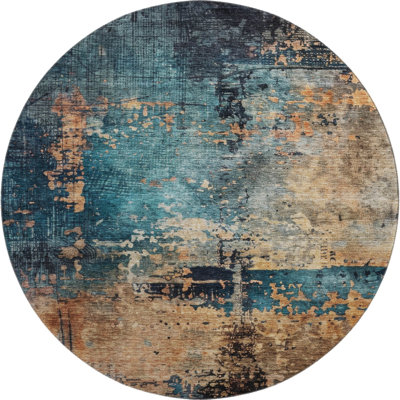 Premium Machine Washable Jessie AMF1206 Abstract Rug