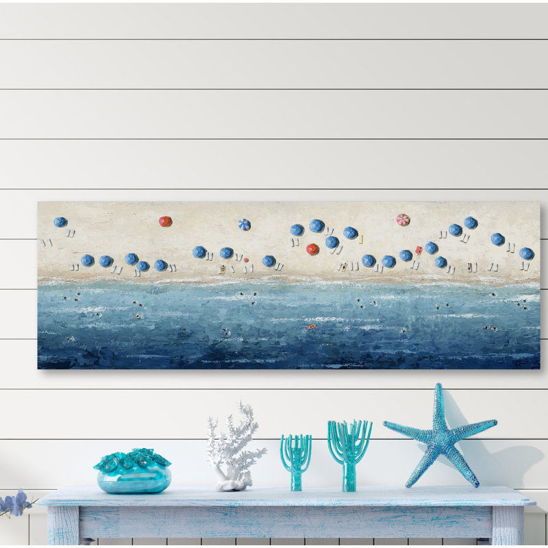 «Weekend Cool Down» par Marmont Hill - impression sur toile tendue, H 15 po x l 45 po x P 1,5 po