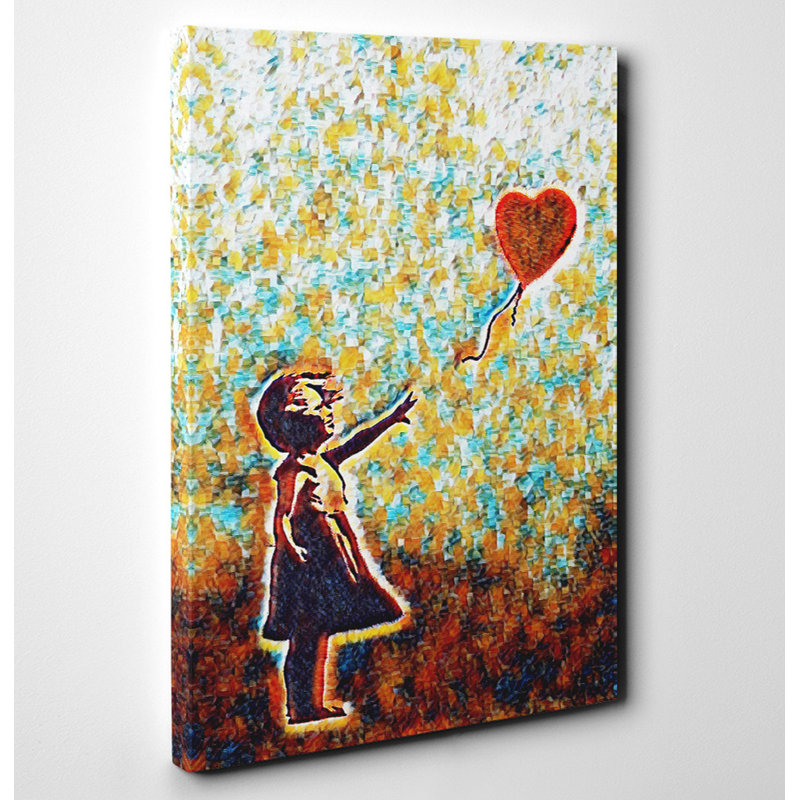 Banksy - Wrapped Canvas Print, 50cm H x 35cm W
