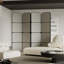 Paravent moderne et minimaliste crème-105511406