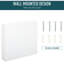 Armoire de salle de bain 24" x 22", cadre en acier avec double porte et miroir pour masque hydratant, gel pour cheveux blancs,