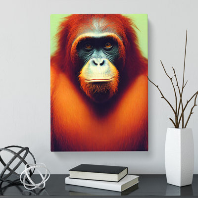 Orangutan Portrait Vol.3 - Wrapped Canvas