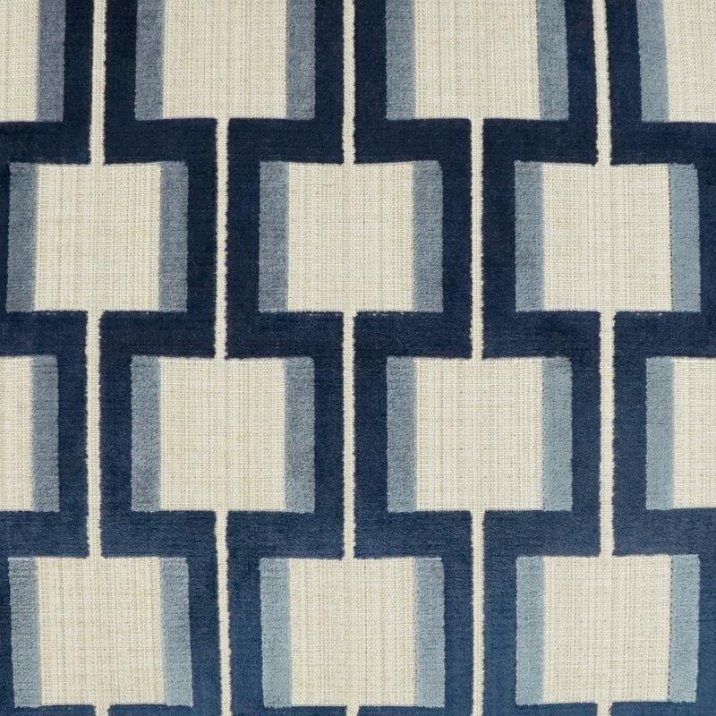 Shoreham Pillow Cover & Insert, Square 24", Indigo