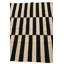 Tapis noir et blanc Ousley
