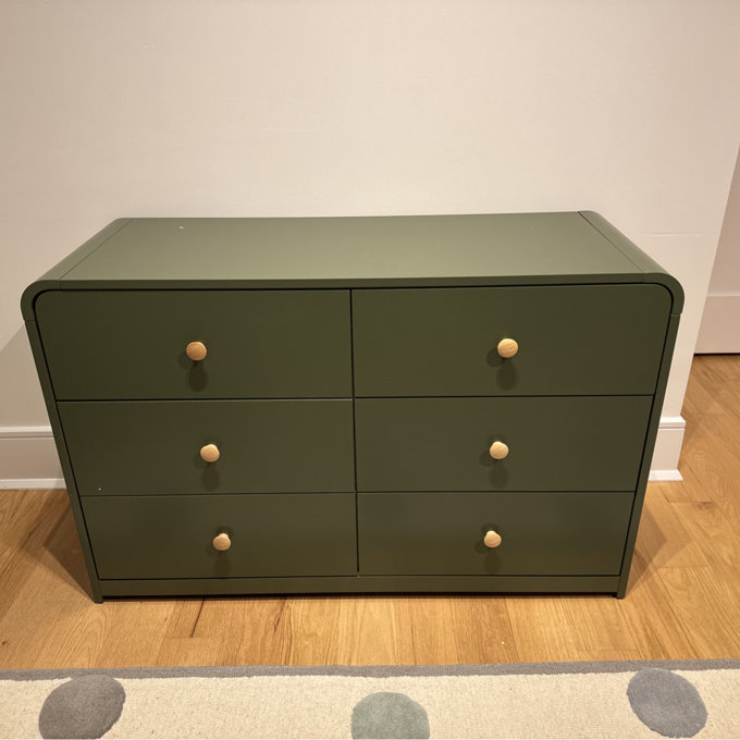 storkcraft green dresser Brookside 6 Drawer Dresser main image 1