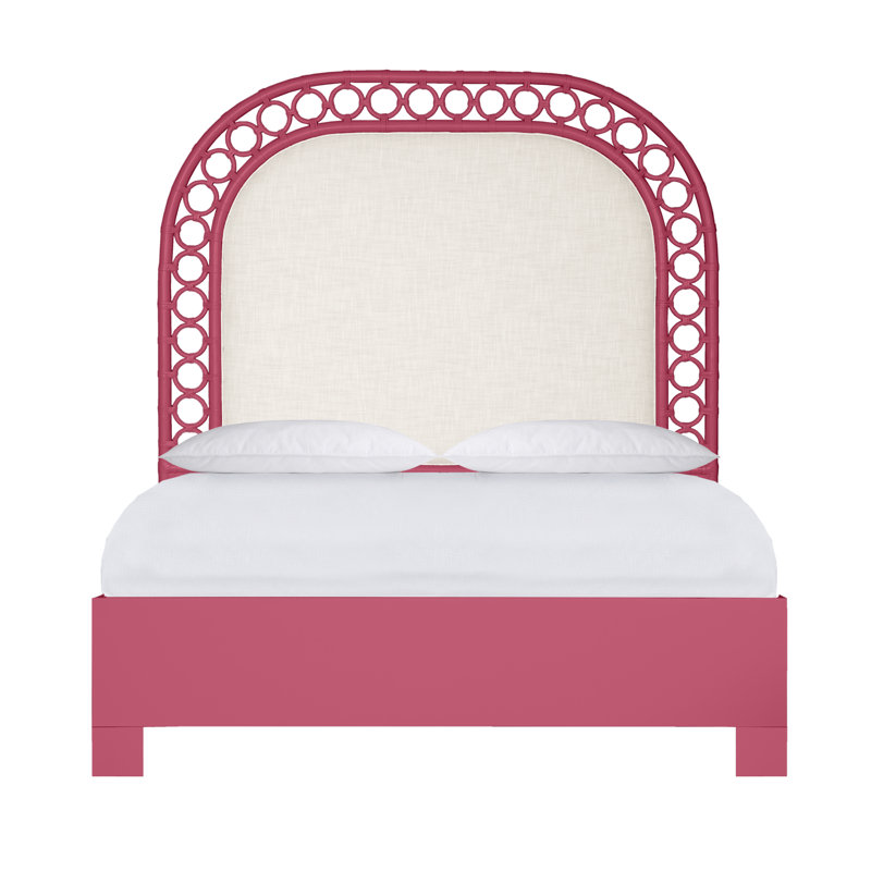 Solana Standard Bed, Queen, Hot Pink