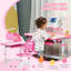 Ensemble de bureau d'écriture et de chaise pour enfants 27,5 po Stepanie-1093752091