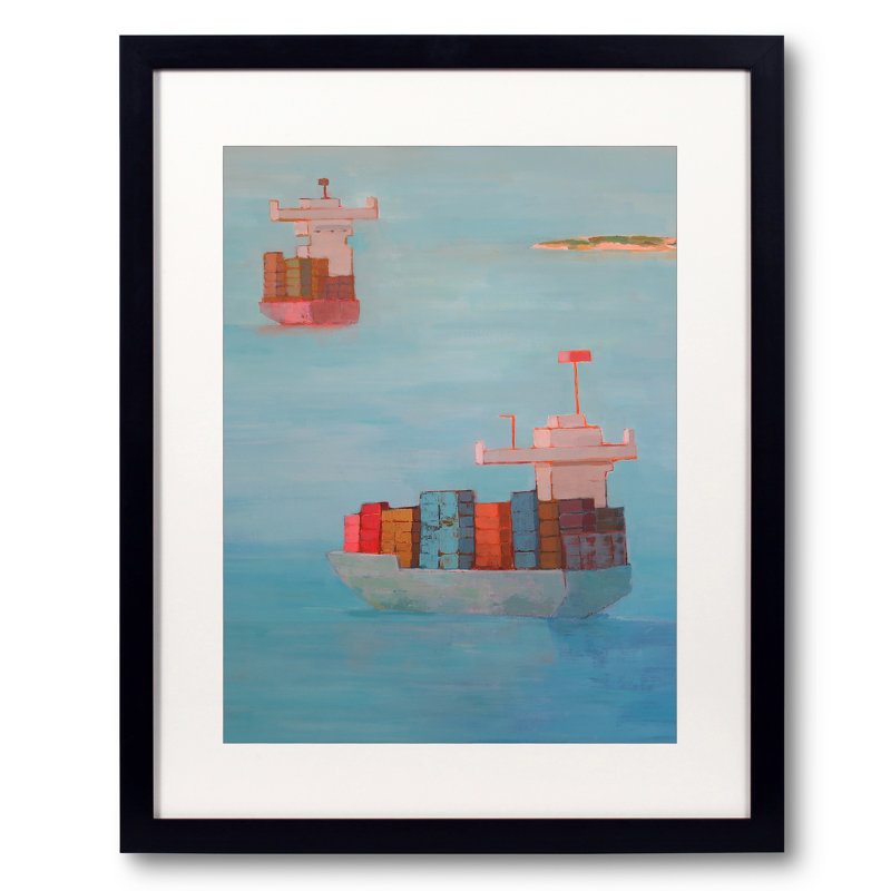 En route pour Phyllis Adams, 20" H x 16" W