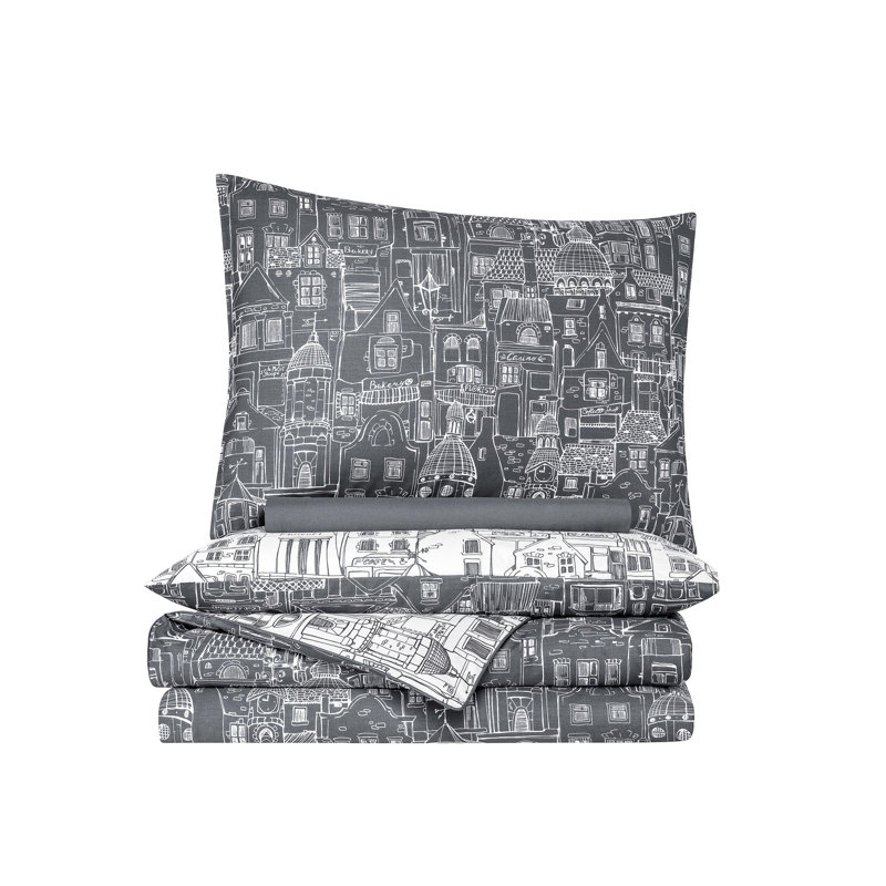 City Sateen Duvet Cover, Twin Duvet Cover