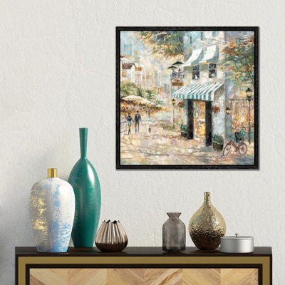 Rooftop Café Detail II by Ruane Manning - Gallery-Wrapped Canvas Giclée on Canvas