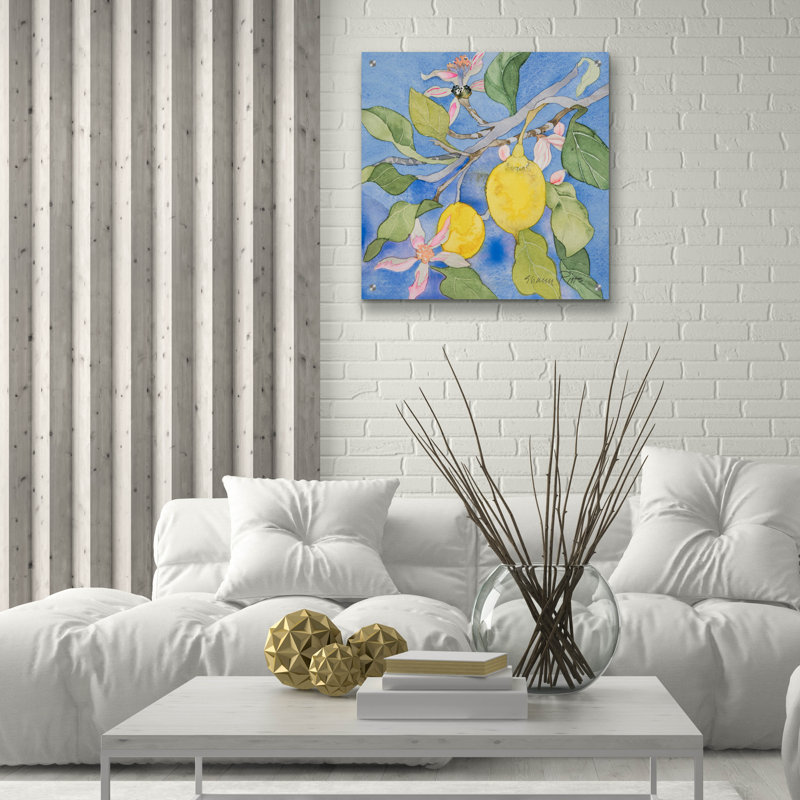 "Lemon Tree Italy 1" par Sharon Pitts, H 24 po x l 24 po x P 0,2 po