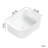Elegant White Stone Resin Rectangle Vessel Sink For Modern Bathroom, Scratch-Resistant And Easy To Clean