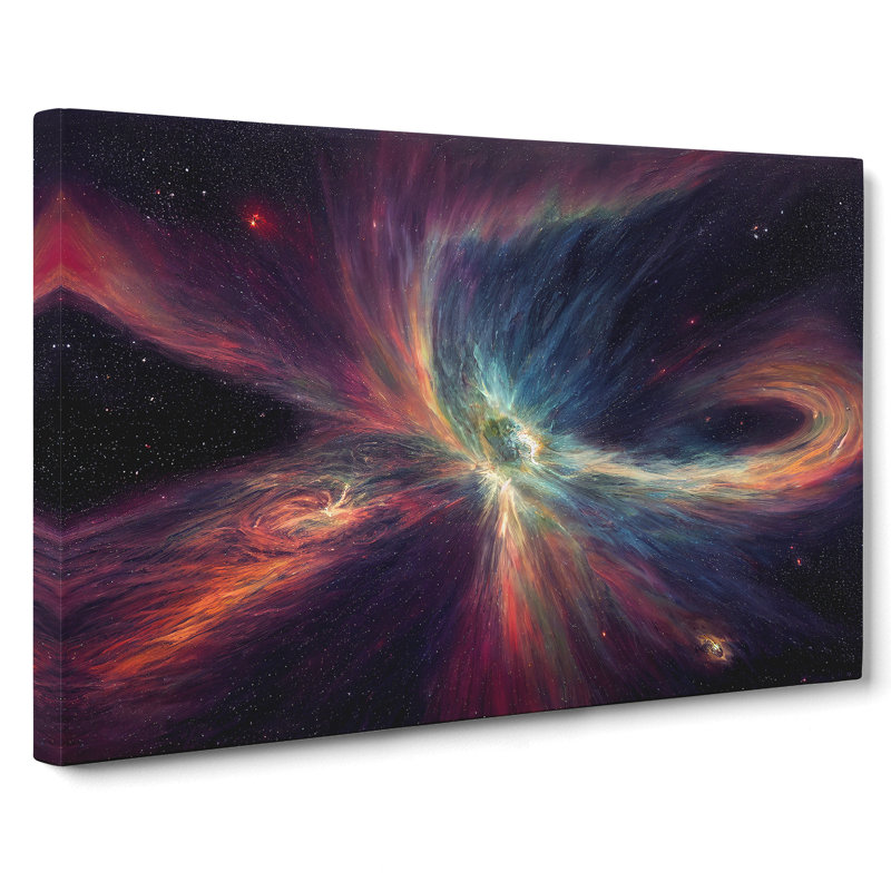 Magnificent Cosmos - Wrapped Canvas Print, 40cm H x 60cm W x 3cm D