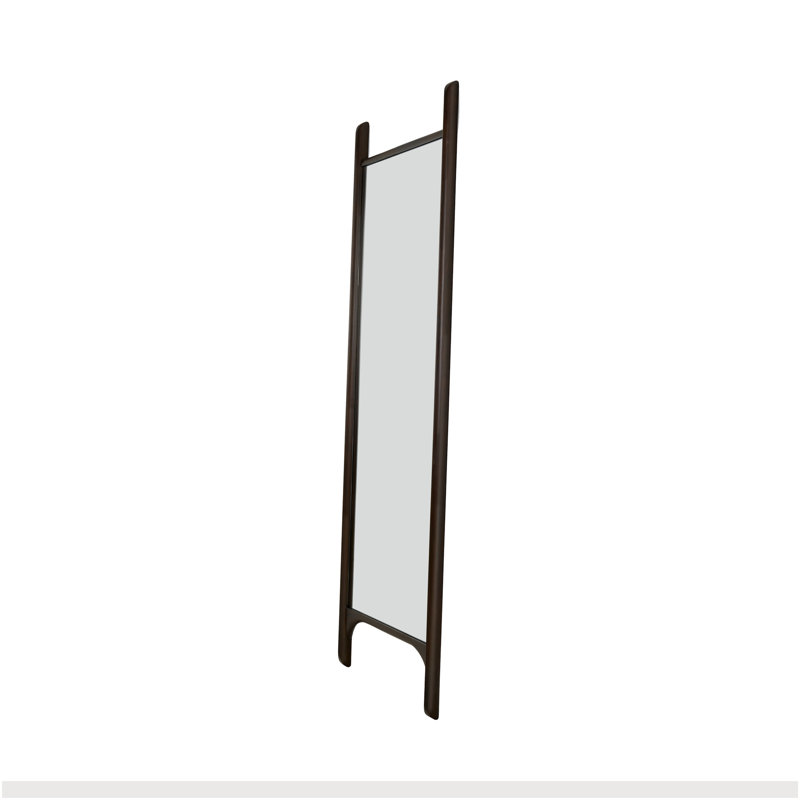 Polished Imperfect Mirror, 79" x 31.5", Black