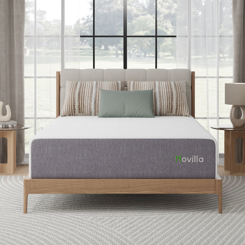 Matelas en mousse à mémoire de forme 14 po Novilla - Garantie de 10 ans, CertiPUR-US, certifié OEKO-TEX, Grand lit, 14"