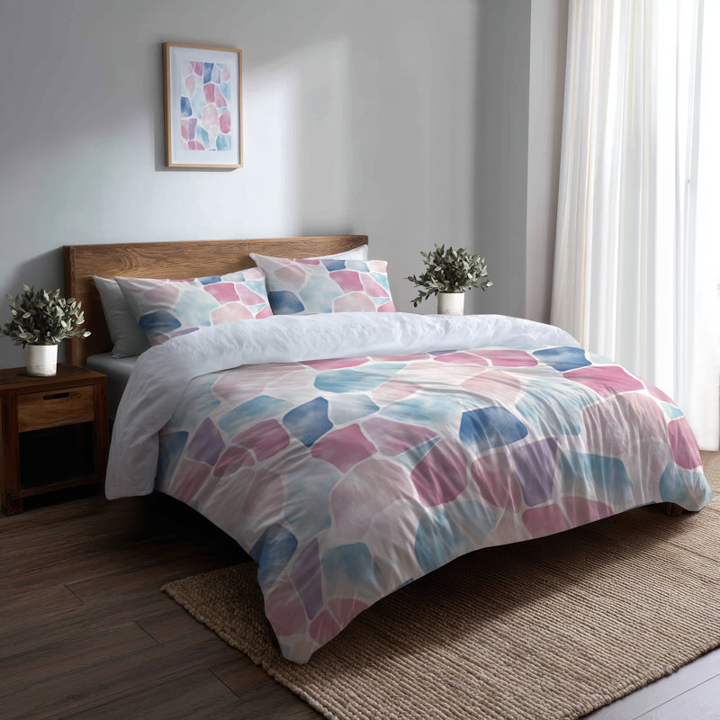 Ensemble de housse de couette et coussin décoratif Patchwork, Grand lit