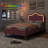 Upholstered Bed Frame with Adjustable Headboard and Footboard, Velvet Princess Platform Bedframe for Kids/Girls-1506505171-1506505175