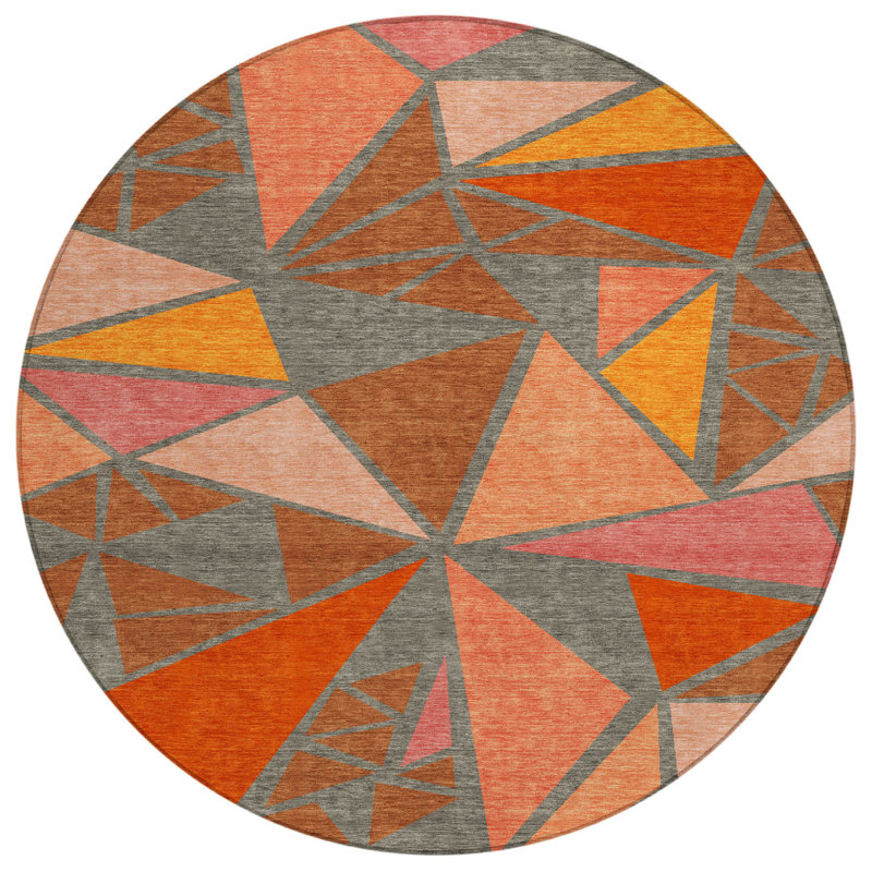 Tapis rond 8 po
