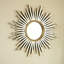 Miroir 33 po Gemme, miroir décoratif en forme de Sunburst