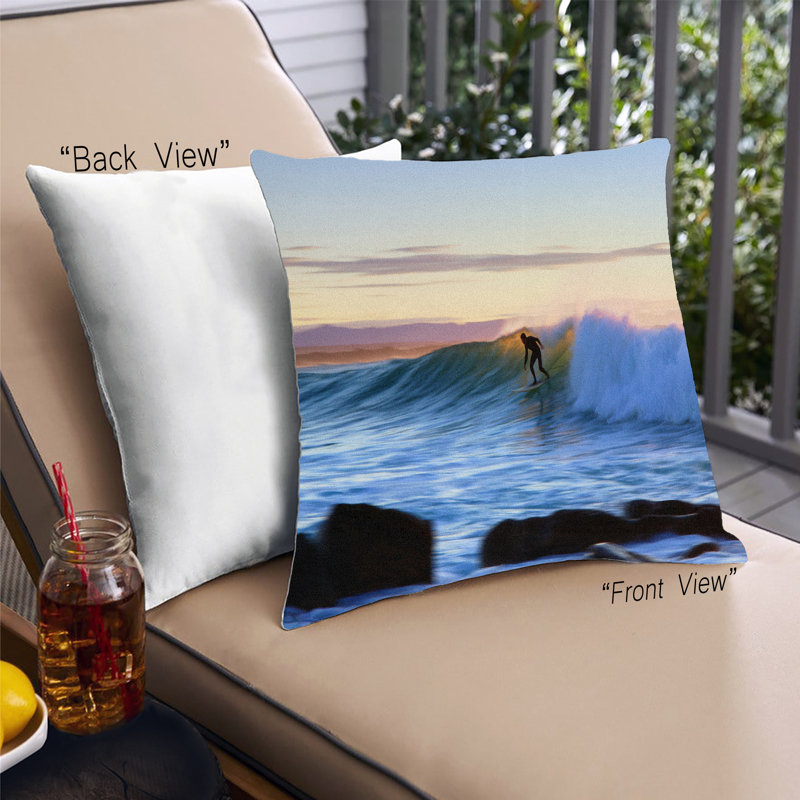 Coussin Sports Surfing 2, Microsuède