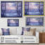 «Purple River Winter Windows IV - Winter Landscape», art mural-1337451561-1337451541