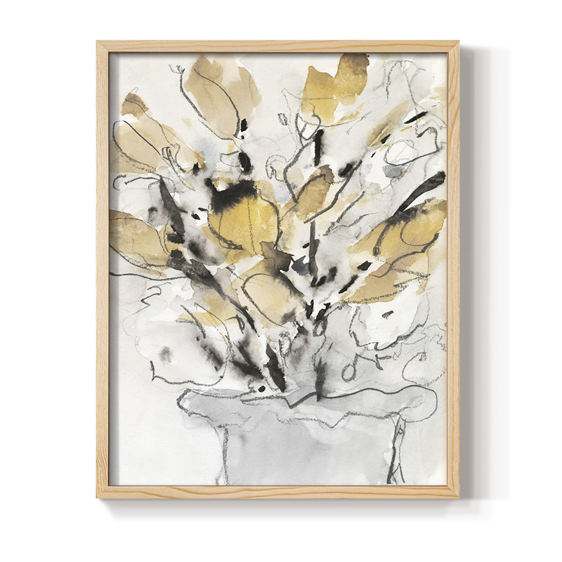 «Seasonal Gatherings II», reproduction encadrée - bois massif, Naturel, H 11 po x l 9 po