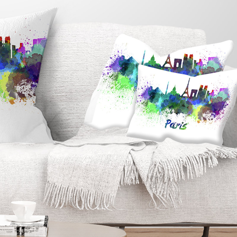 Coussin Paris, Rectangulaire, 12 po x 20 po