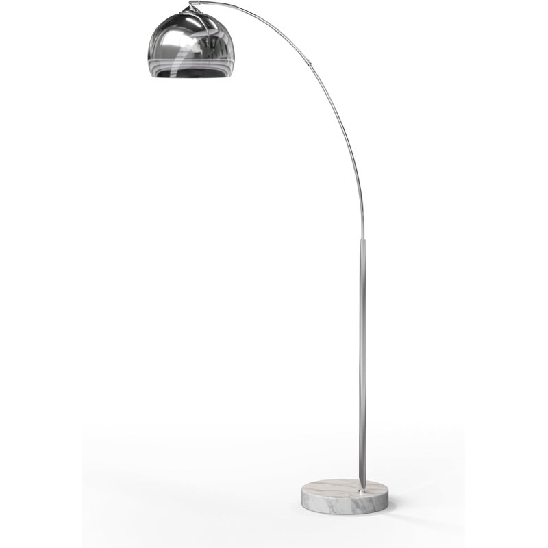 Lampadaire arqué de 68,1 pouces pour salons
