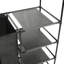 Clothes Rack Steel and Non-woven Fabric 87x44x158 cm Black