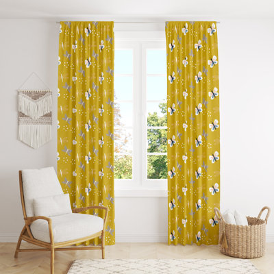 Semi Sheer Curtain Pair