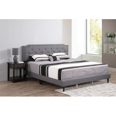Upholstered Panel Bed