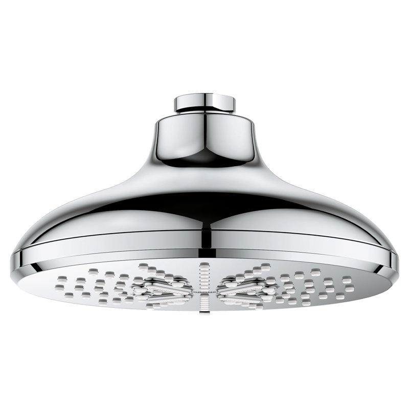 Massage Rain Shower Head, Starlight Chrome