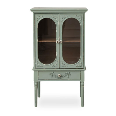 Vintage Style Cedar Accent Cabinet