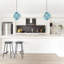 Darah - Light Matte Black Geometric Pendant-105106634