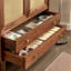 Armoire d'appoint en bois massif noyer noir-101838446