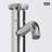 Sottile MatteShell Black Rectangular Vessel Bathroom Sink with 12'' H Faucet